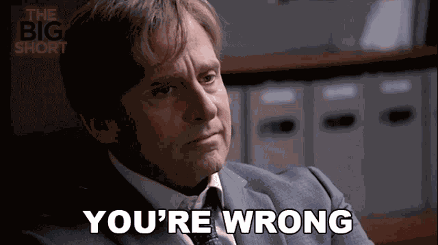 Youre Wrong Mark Baum GIF