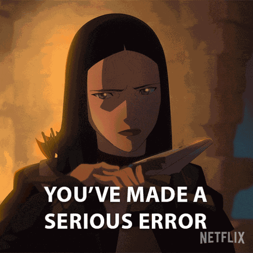 Youve Made A Serious Error Tetra GIF