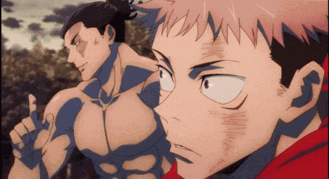 Yuji Itadori Aoi Todo GIF