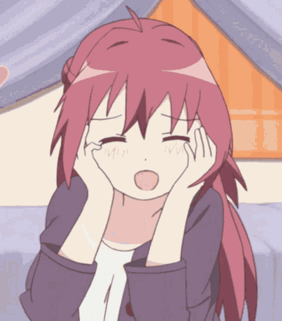 Yuru Yuri Flustered GIF