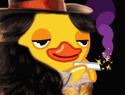 Zatanna Zatara Smoking Duck GIF