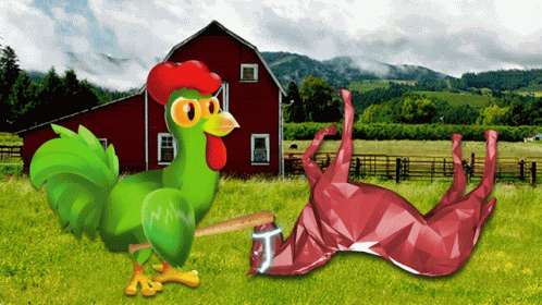 Zed Run Chicken Derby GIF