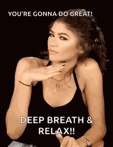 Zendaya Let Me Calm Down GIF