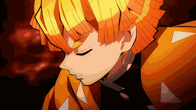 Zenitsu Kimetsu No Yaiba GIF