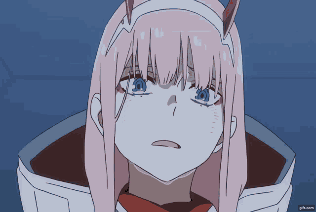 Zero Two Crying GIF
