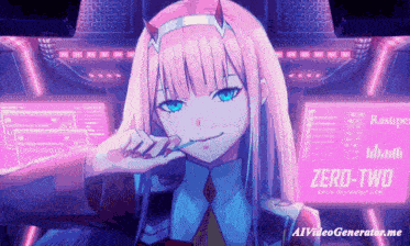Zero Two Rasuper GIF