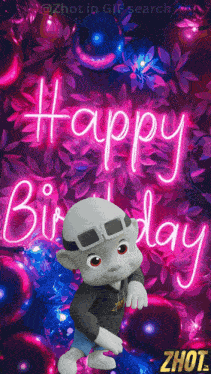 Zhot Happy Birthday Happy Birthday Zhot GIF
