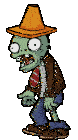 Zombi Con Cono Sticker