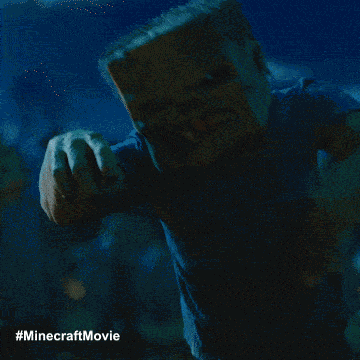 Zombie Attack A Minecraft Movie GIF