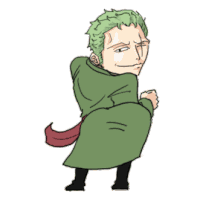 Zoro Goofy Ah Sticker